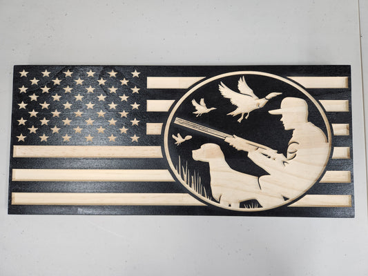 Flag duck hunter