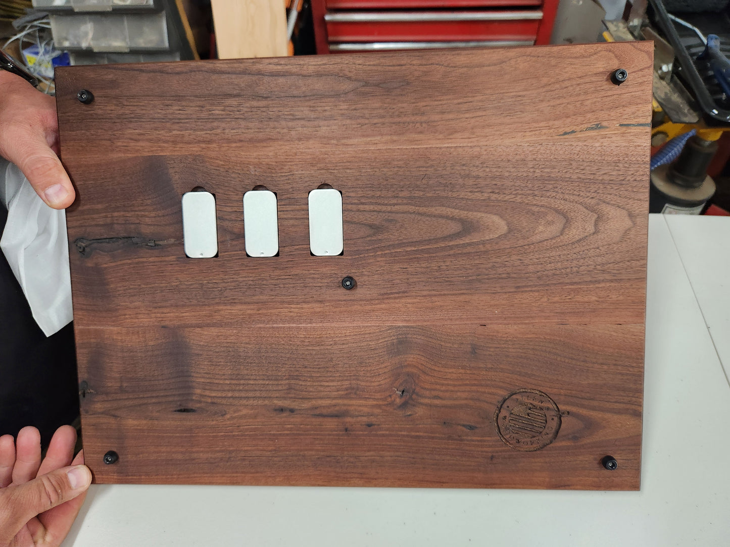 Deer cribbage board with bullet pegs