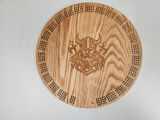 Norwegian Circle Cribbage Boards