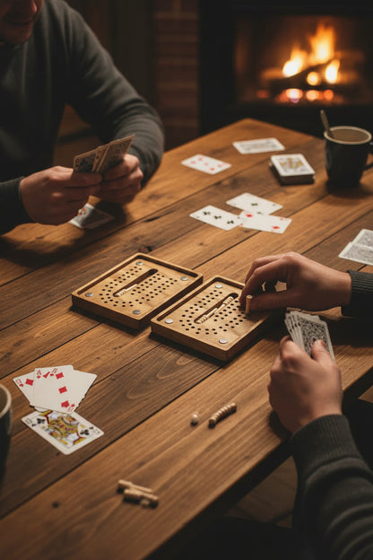 Travel cribbage board
