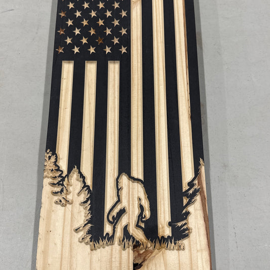 Big foot horizontal flag 8x16